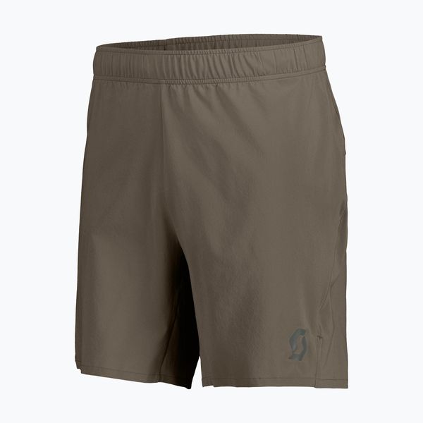 Spodenki do biegania męskie SCOTT Endurance LT. Brązowe szorty męskie Scott, bez wzorów, z elastanu. Za 169.99 zł.