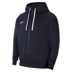 Bluza sportowa męska Nike Park 20. Białe bluzy bez kaptura męskie Nike, bez wzorów, sportowe, bez kołnierzyka, bez ramiączek. Za 299.99 zł.