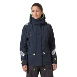 Kurtka damska Helly Hansen Skagen Offshore. Niebieskie kurtki damskie Helly Hansen, bez wzorów, z kapturem. Za 1,815.00 zł.