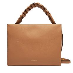 Torebka Coccinelle. Brązowe torebki klasyczne damskie Coccinelle, bez wzorów, bez dodatków. Za 1,159.00 zł.