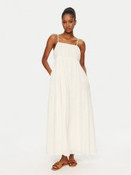 Seafolly Sukienka letnia Beachedit 55416-DR Écru Regular Fit. Sukienki damskie Seafolly, na lato, xl, bez wzorów, ze lnu, bez kołnierzyka, bez ramiączek. Za 339.99 zł.