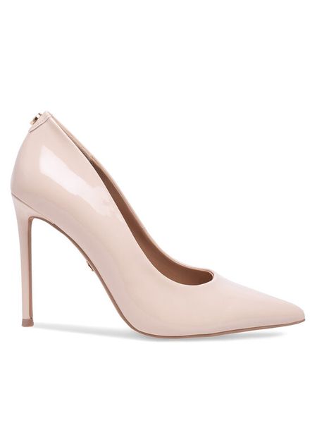 Nine West Szpilki WFA2676-1 Beżowy. Brązowe szpilki Nine West, bez wzorów, z syntetyku, bez obcasa. Za 229.99 zł.