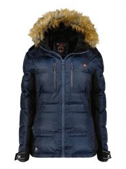Canadian Peak Kurtka zimowa w kolorze granatowym rozmiar: M. Niebieskie kurtki damskie Canadian Peak, na zimę, m, bez wzorów, z puchu, bez kaptura. Za 304.49 zł.