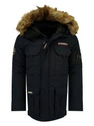 Geographical Norway Parka "Alpes" w kolorze czarnym rozmiar: S. Czarne parki damskie Geographical Norway, s, bez wzorów. Za 158.10 zł.