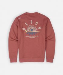 Bluza Oxbow Sandbar Czerwona. Czerwone bluzy bez kaptura męskie Oxbow, l, z jeansu. Za 274.95 zł.