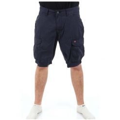 Spodenki męskie Napapijri Noto 2.0. Niebieskie szorty męskie Napapijri, bez wzorów, sportowe. W wyprzedaży za 357.55 zł.