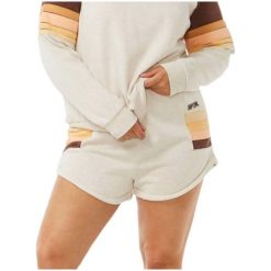 Spodenki damskie Rip Curl Block Party Track. Szorty damskie Rip Curl, bez wzorów, sportowe. Za 129.99 zł.