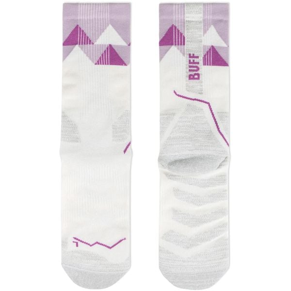 Skarpetki Buff THERMONET® CREW SOCKS TC WHISPER M. Białe skarpetki męskie Buff, bez wzorów, z elastanu. Za 129.90 zł.