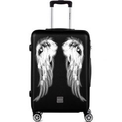 Walizka w kolorze czarnym - 71 l. Czarne walizki Bestseller Luggage, bez wzorów, z materiału. W wyprzedaży za 189.95 zł.