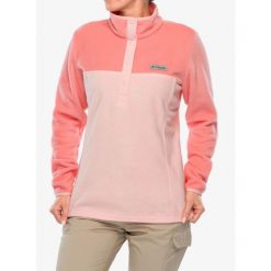 Bluza turystyczna damska Columbia Benton Springs Half Snap Pull Over II. Czerwone bluzy bez kaptura damskie Columbia, xs. Za 146.99 zł.