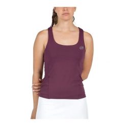 T-shirt Bullpadel Oneda Woman. Czerwone t-shirty damskie bullpadel, l, bez wzorów, z materiału, bez kołnierzyka. Za 247.90 zł.