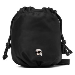 Torebka KARL LAGERFELD. Czarne torebki klasyczne damskie Karl Lagerfeld, bez wzorów, bez dodatków. Za 519.99 zł.