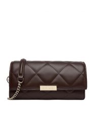 Nine West Torebka CEO-MONTANA-LDA7800A Brązowy. Brązowe torebki klasyczne damskie Nine West, bez wzorów, z materiału, wizytowe, bez kołnierzyka, bez ramiączek. Za 179.99 zł.