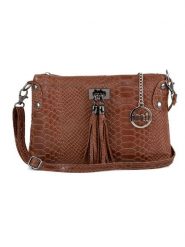 Mia Tomazzi Skórzana torebka "Navigli" w kolorze brązowym - 22 x 15 x 4 cm rozmiar: onesize. Brązowe torebki klasyczne damskie Mia Tomazzi, bez wzorów, z materiału, bez dodatków. Za 130.99 zł.