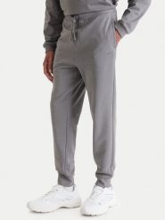 HUGO Spodnie dresowe Dayote232 50489617 Szary Regular Fit. Szare spodnie dresowe męskie Hugo, bez wzorów, z bawełny. Za 429.99 zł.