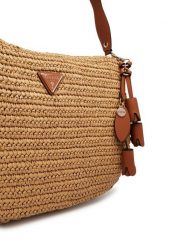 Guess Torebka Ofelia HWWG99 23010 Beżowy. Brązowe torebki klasyczne damskie Guess, z aplikacjami, z syntetyku, bez dodatków. Za 639.99 zł.