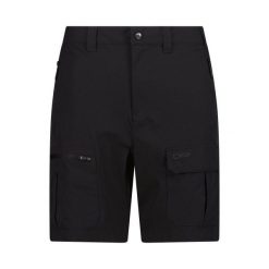 Szorty męskie turystyczne CMP 35T5357. Czarne szorty męskie CMP, bez wzorów, sportowe. Za 169.99 zł.
