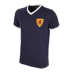 Koszulka retro piłkarska dla dorosłych - Szkocja 1960 - Niebieska. Niebieskie t-shirty sportowe męskie COPA FOOTBALL, l, bez ramiączek, do piłki nożnej. Za 254.34 zł.