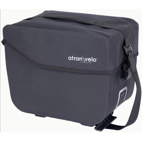 Atranvelo Commuter Top WP torba na bagażnik 14 L. Czarne torebki klasyczne damskie ATRAN VELO, bez wzorów, bez dodatków. Za 390.10 zł.
