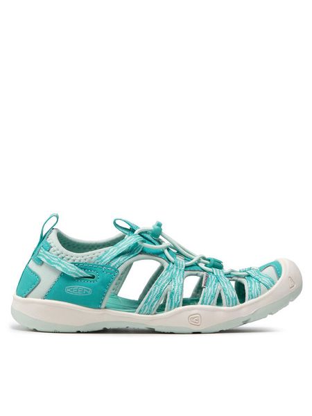 Keen Sandały Moxie Sandal 1026283 Niebieski. Niebieskie sandały dziewczęce Keen, z materiału, bez zapięcia. Za 299.99 zł.