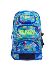 Plecak sportowy FUNKY Elite Squad Duuude. Niebieskie plecaki damskie FUNKY TRUNKS, bez wzorów, z tkaniny, sportowe. Za 291.98 zł.
