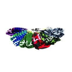 Wielofunkcyjny komin Fitletic. Niebieskie szaliki i kominy damskie FITLETIC, bez wzorów. Za 116.00 zł.