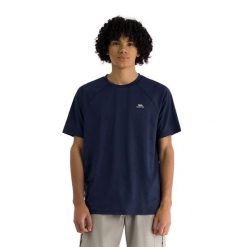 T-shirt Trespass Trillon. Czarne t-shirty męskie Trespass, l, bez wzorów, z elastanu, bez kołnierzyka. Za 118.60 zł.