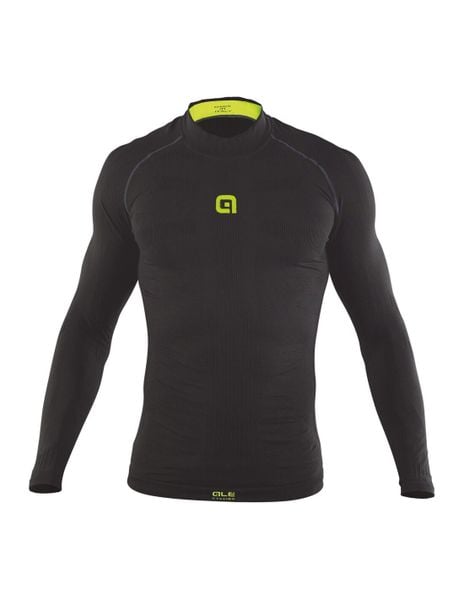 Koszulka termoaktywna męska Alé Cycling Seamless S1 Carbon. Czarne bielizna termoaktywna męska ALÉ CYCLING, l, bez wzorów, z elastanu. Za 394.35 zł.