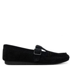 Mokasyny Clarks. Czarne mokasyny damskie Clarks. Za 389.99 zł.