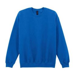 Bluza Męska Soft Style Midweight Crew Neck. Niebieskie bluzy z kapturem męskie Gildan, l, z bawełny. Za 94.99 zł.