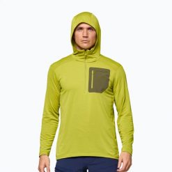 Bluza trekkingowa męska NORRONA Falketind Warm1 Hood. Zielone bluzy z kapturem męskie NORRONA, m, z materiału. Za 629.99 zł.