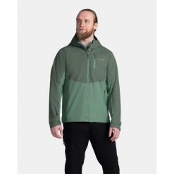 Męska kurtka outdoorowa Kilpi SONNA-M. Niebieskie kurtki męskie Kilpi, m, bez wzorów, bez kaptura. Za 289.86 zł.