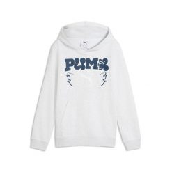 Młodzieżowa bluza z kapturem MID 90s PUMA. Biała bluzy z kapturem męskie Puma, m, z bawełny. Za 229.00 zł.