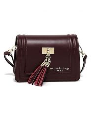 Maison héritage PARIS Skórzana torebka "Core" w kolorze bordowym - 20,5 x 13 x 6 cm rozmiar: onesize. Czerwone torebki klasyczne damskie maison héritage PARIS, z aplikacjami, z materiału, bez dodatków. Za 260.99 zł.