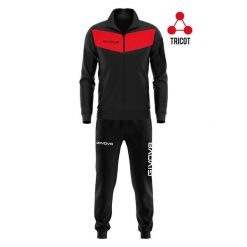 Dres Givova Tuta Visa Black. Czarne spodnie dresowe damskie Givova, l, bez wzorów, z dresówki. Za 119.00 zł.