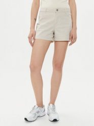 JDY Szorty jeansowe Avery 15322145 Beżowy Regular Fit. Brązowe szorty damskie JDY, bez wzorów, z bawełny. Za 49.99 zł.