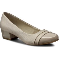 Półbuty CLARA BARSON W17SS529-1. Brązowe półbuty damskie Clara Barson, bez wzorów, ze skóry ekologicznej, bez obcasa. W wyprzedaży za 39.99 zł.