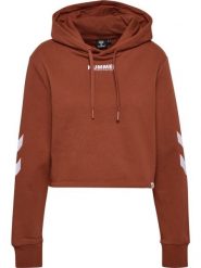 Sweat damska bluza z kapturem Hummel Legacy. Brązowe bluzy z kapturem damskie HUMMEL, na zimę, xs, z bawełny. Za 178.00 zł.