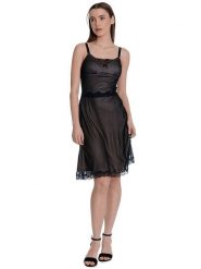 Vive Maria Sukienka "Boudoir Tulle" w kolorze czarnym rozmiar: M. Czarne sukienki damskie Vive Maria, m, bez wzorów, z koronki, bez kołnierzyka, bez ramiączek, midi. Za 166.49 zł.