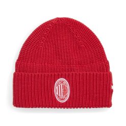 Czapka beanie AC Milan PUMA. Białe czapki męskie Puma, bez wzorów, z dzianiny. Za 73.99 zł.