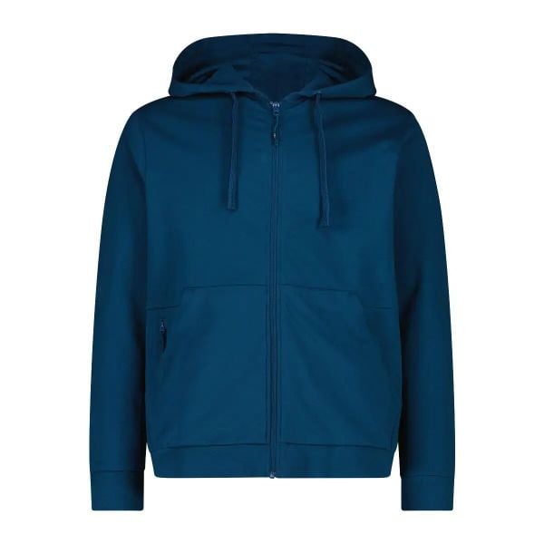 Bluza z kapturem CMP Luca. Niebieskie bluzy z kapturem męskie CMP, xl, z bawełny. Za 253.00 zł.