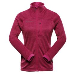 Bluza damska turystyczna szybkoschnąca Alpine Pro Onneca 3. Czerwone bluzy bez kaptura damskie Alpine Pro. W wyprzedaży za 299.00 zł.