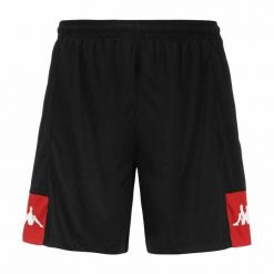 Szorty Kappa Daggo. Czarne szorty męskie Kappa, bez wzorów, z materiału, sportowe. Za 142.00 zł.