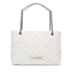 Torebka LOVE MOSCHINO. Białe torebki klasyczne damskie Love Moschino, bez wzorów, bez dodatków. Za 939.99 zł.