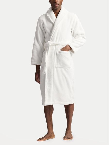 Polo Ralph Lauren Szlafrok 714966109001 Biały. Białe szlafroki męskie Polo Ralph Lauren, m, bez wzorów, z bawełny. Za 1,299.00 zł.