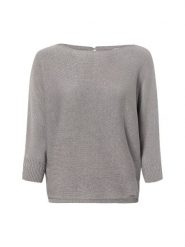 More & More Sweter damski z dzianiny Kobiety szary jednolity, 40. Szare swetry klasyczne damskie MORE & MORE, z dzianiny, bez kołnierzyka. Za 339.95 zł.