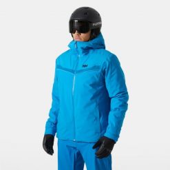 Kurtka narciarska Helly Hansen Panorama 2.0. Niebieskie kurtki męskie Helly Hansen, m, bez wzorów, bez kaptura, narciarskie. W wyprzedaży za 1,120.00 zł.