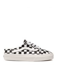 Vans Klapki Old Skool Mule VN0A4P3Y5GU1 Biały. Białe klapki damskie Vans, bez wzorów, z materiału, bez obcasa. Za 339.99 zł.