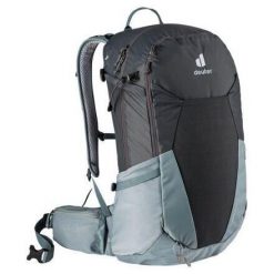 Plecak turystyczny Deuter Futura 29 EL dla wysokich - graphite/shale. Niebieskie plecaki damskie Deuter, bez wzorów. Za 533.99 zł.