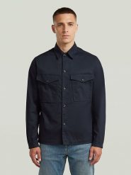G-Star Kurtka koszulowa w kolorze granatowym rozmiar: XL. Niebieskie kurtki męskie G-Star, xl, bez wzorów, z bawełny, retro, bez kaptura. Za 233.33 zł.